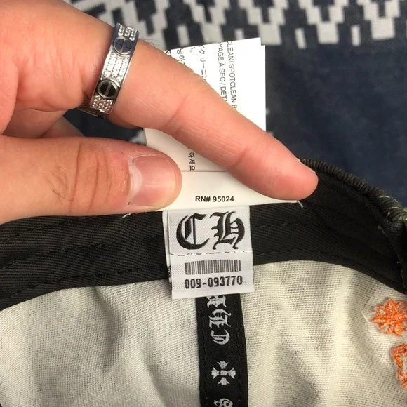 Chrome Hearts ★ AUTHENTIC Camo “CH” Baseball Cap - Picture 11 of 12
